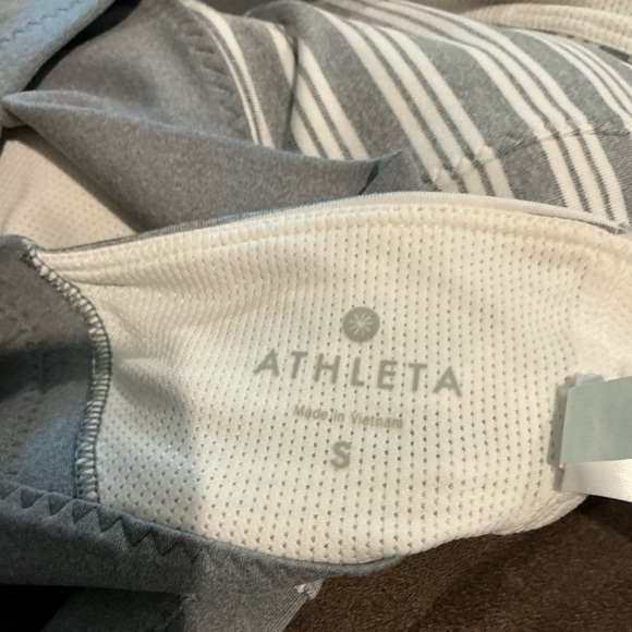 Athleta Deep Breath High Neck Sports Bra small - Picture 6 of 7